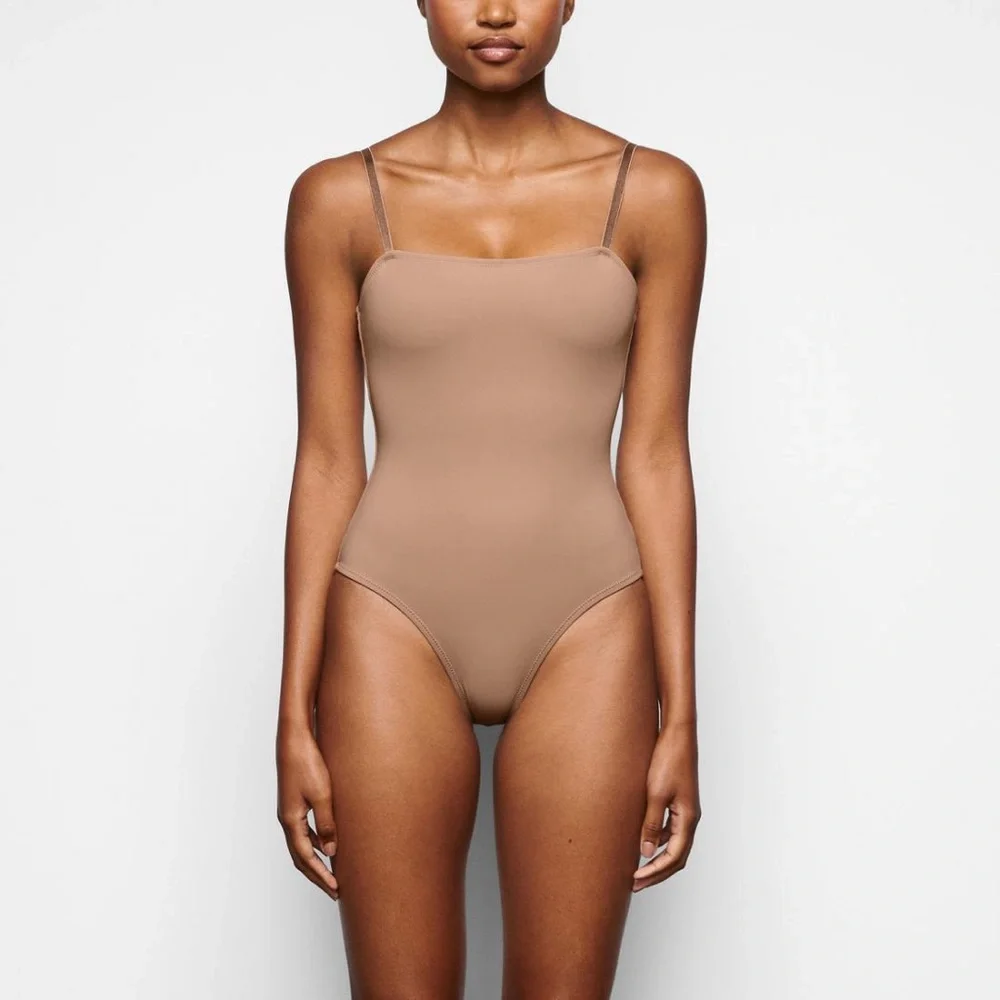SKIMS Shaping Swim Cami One Piece in Sienna NEW